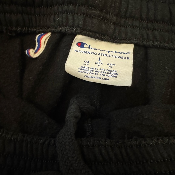 Champion Men’s powerblend jogger in black size large - Picture 2 of 3